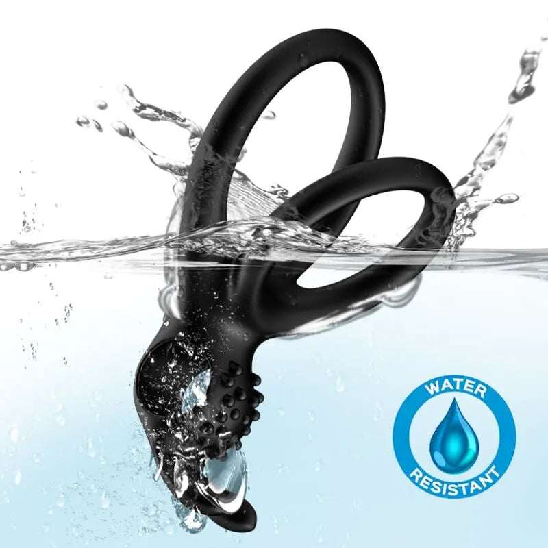 Anneau Pénien Ergonomique Silicone Vibrant