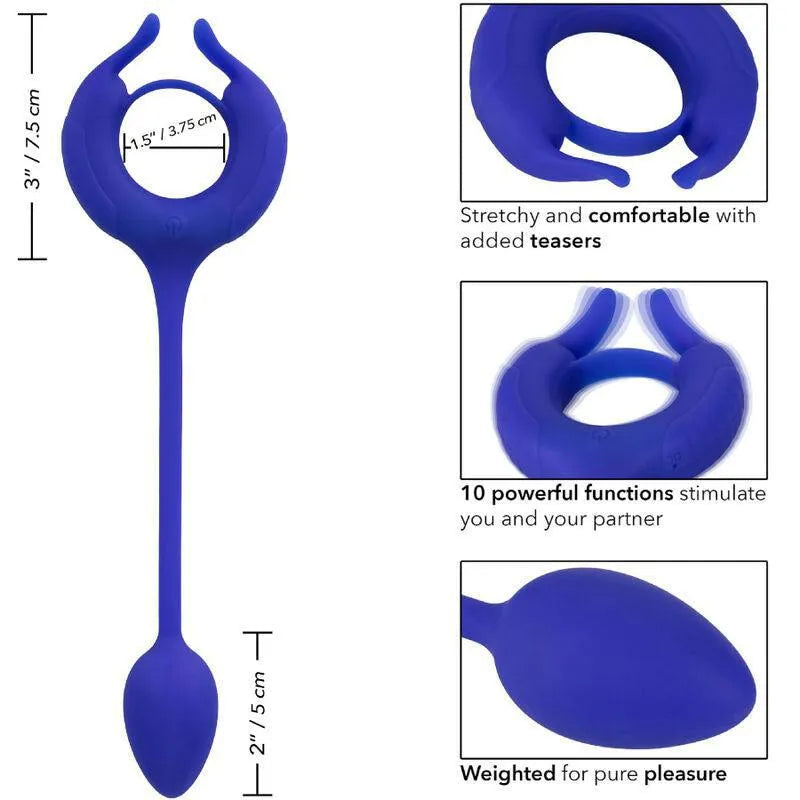 Anneau Pénien Lesté Silicone Vibrations Étanche