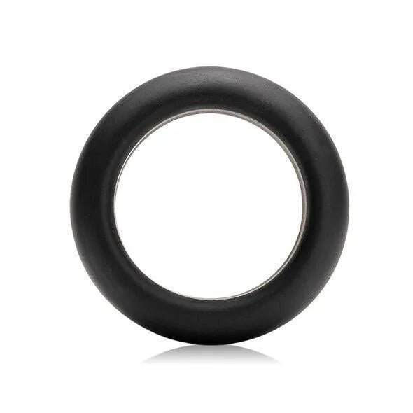 Anneau Pénien Silicone Extensible Luxe Noir