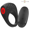 Anneau Vibrant Silicone Noir Télécommande Étanche
