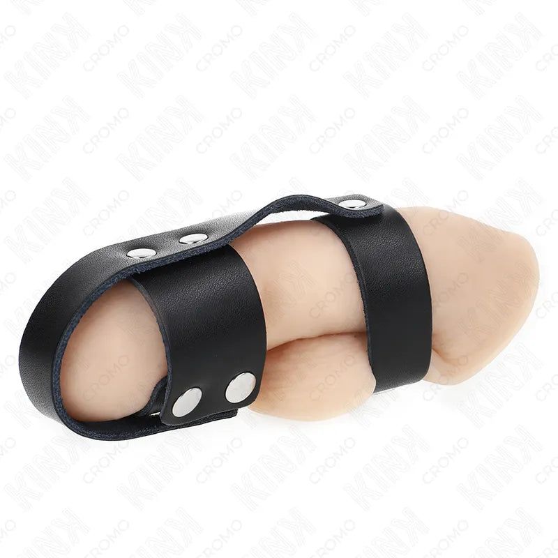 Anneaux Péniens Bdsm En Cuir Ajustable