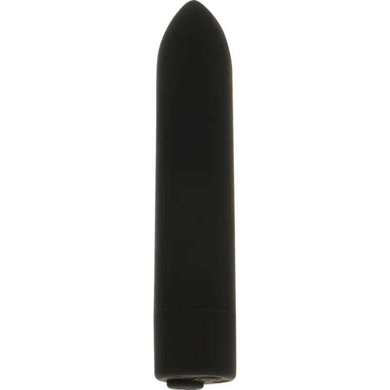 Balle vibrante noire en silicone, compacte, rechargeable, 10 modes de vibration, discrète, 8,5 cm, plaisir intime portable.
