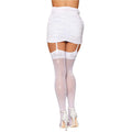 Bas Blancs Transparents Mariage Couture Strass