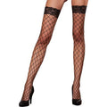 Bas Noir Autofixant Femme