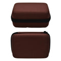 Boîte De Rangement Marron En Polyester Compacte