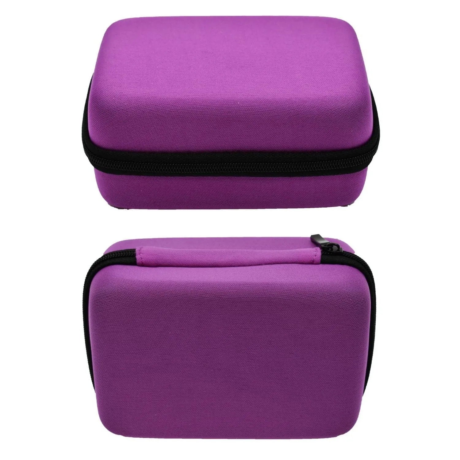 Boîte De Rangement Violette En Polyester Compacte