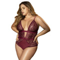 Body Grande Taille Glamour Dentelle Transparente