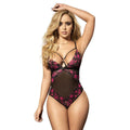 Body Lingerie Résille Fleurs Mapalé