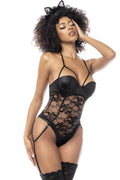 Body Noir Femme Dentelle
