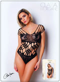 Body Sexy En Résille Noire Clara Morgane