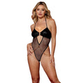 Body String Dominatrice En Simili Cuir Et Résille