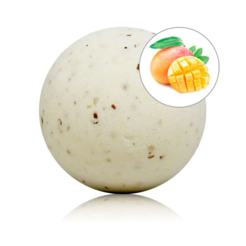 Bombe De Bain Parfumée Mangue Pétales De Rose