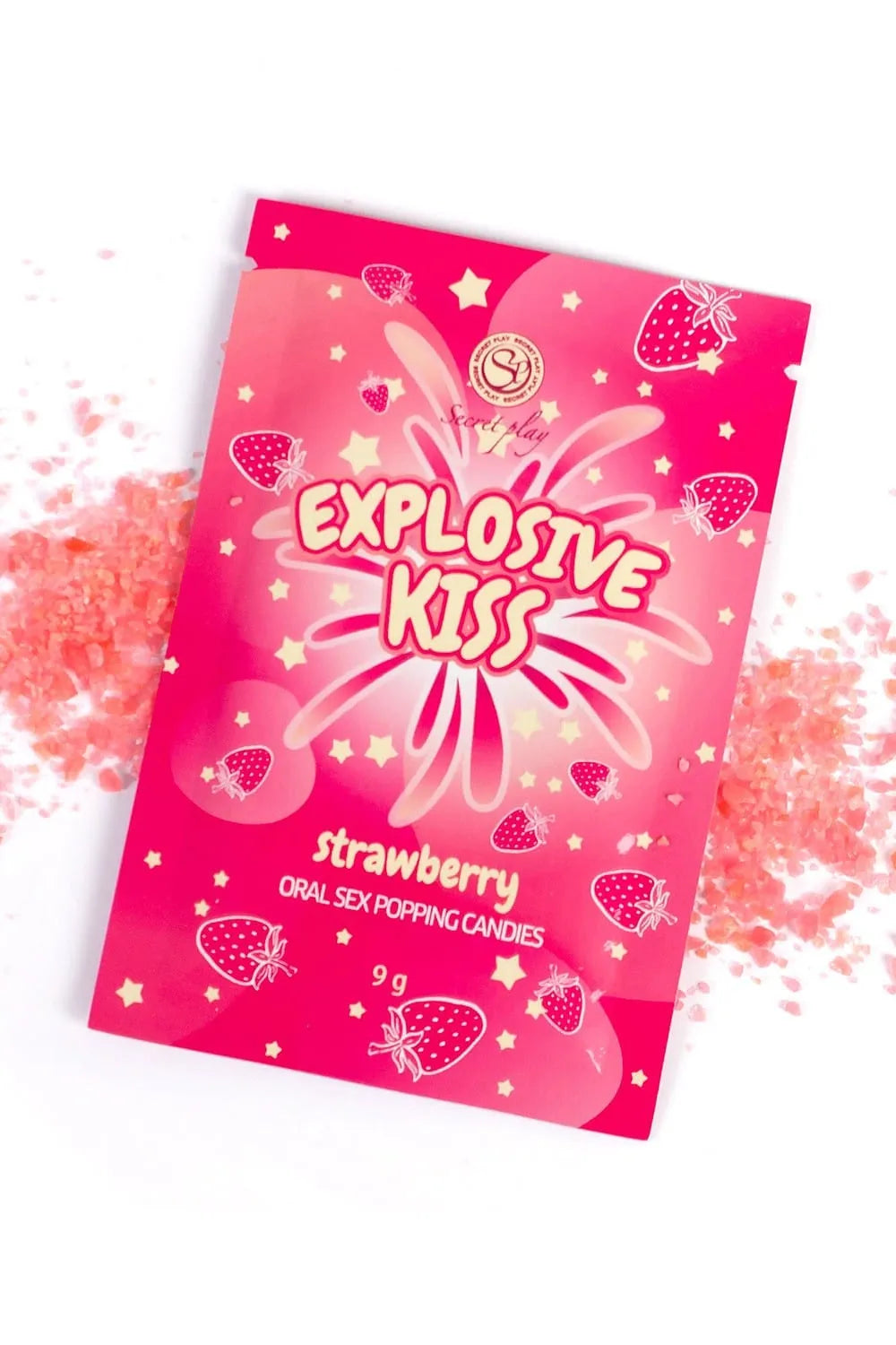 Bonbons Pétillants Fraise Pour Sexe Oral
