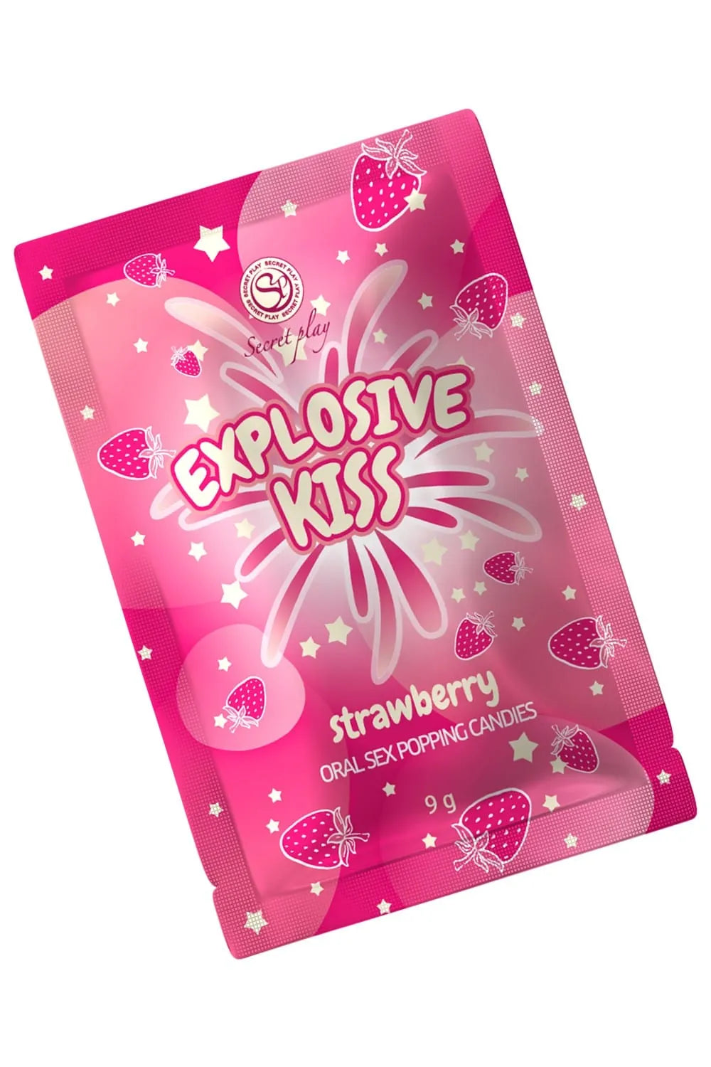 Bonbons Pétillants Fraise Pour Sexe Oral