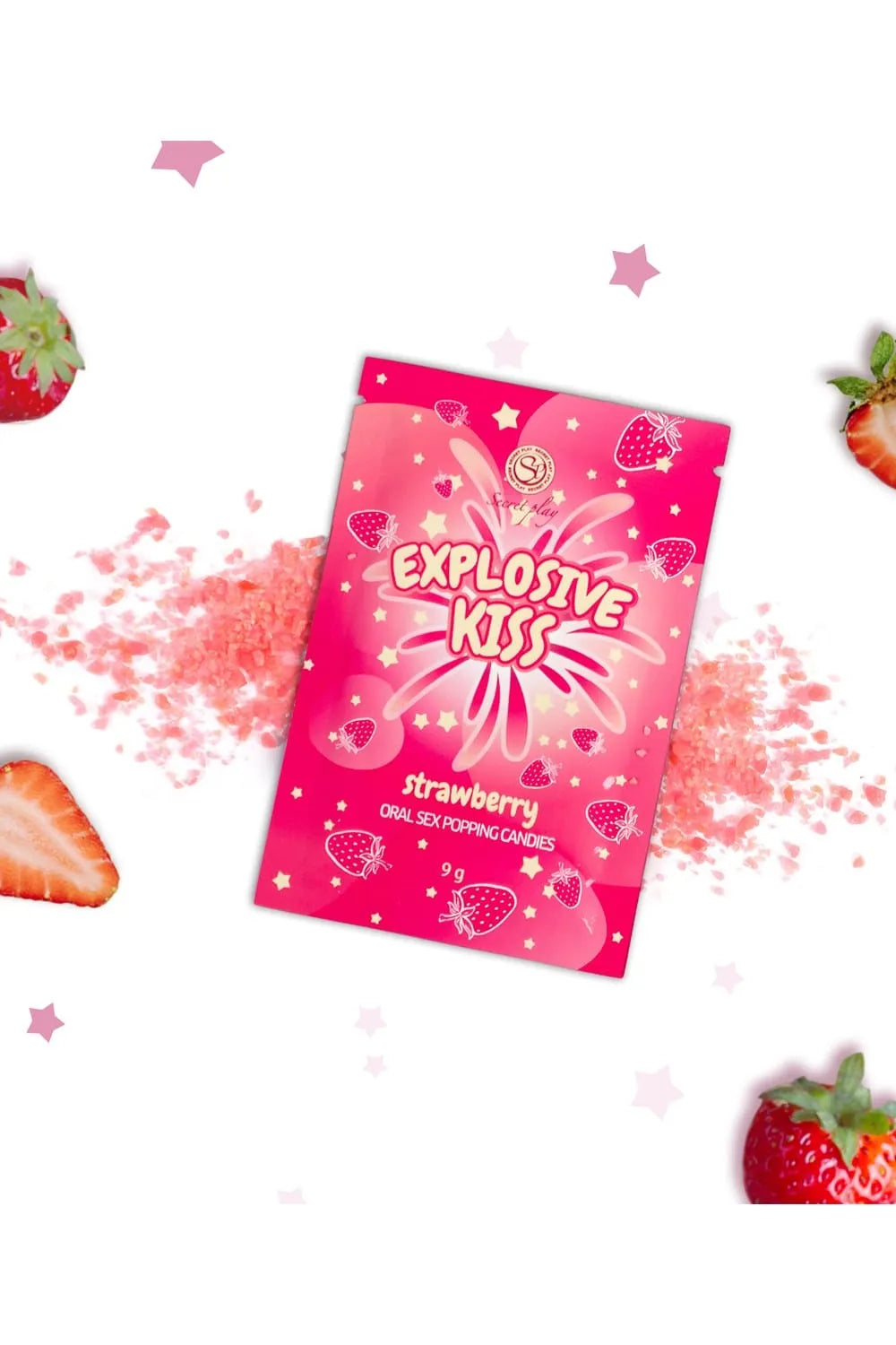 Bonbons Pétillants Fraise Pour Sexe Oral