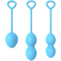 Boules De Geisha En Silicone Bleu Armony