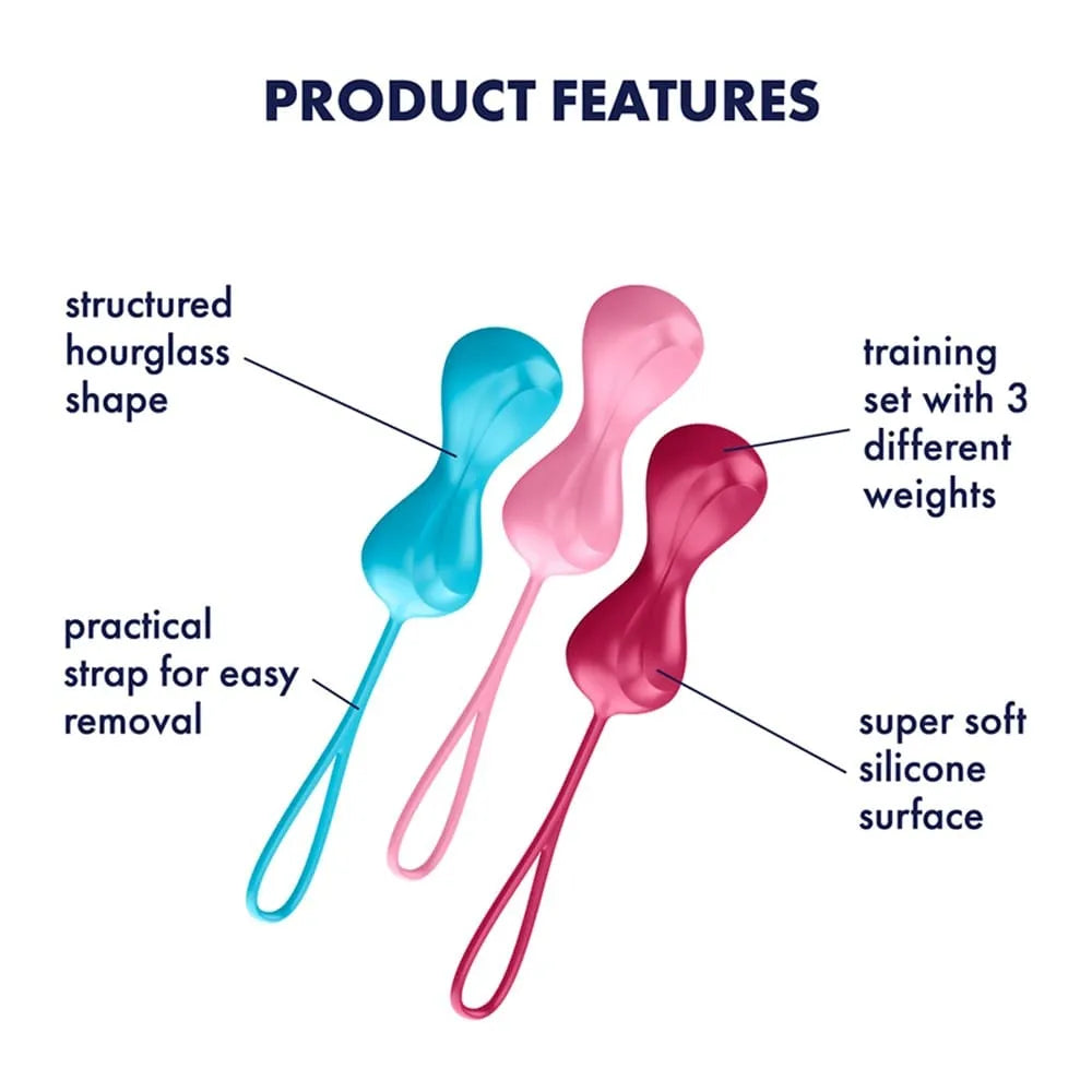 Boules De Geisha Satisfyer Silicone Oscillantes