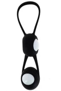 Boules De Geisha Vibrantes En Silicone Noir
