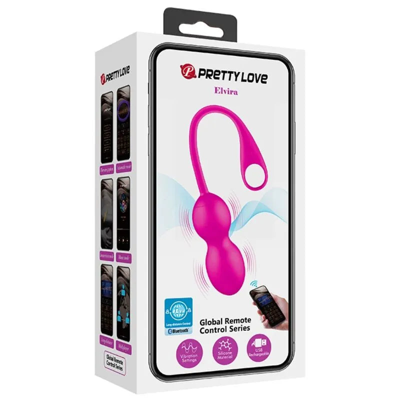 Boules De Kegel Vibrantes Silicone Rose