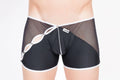 Boxer Bi-Matière Homme Avec Fausse Fermeture Éclair