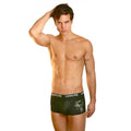 Boxer Noir Stretch Tigre Homme