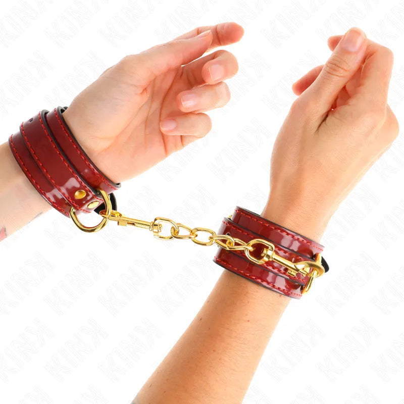 Bracelets Bdsm Confort En Cuir Végétalien