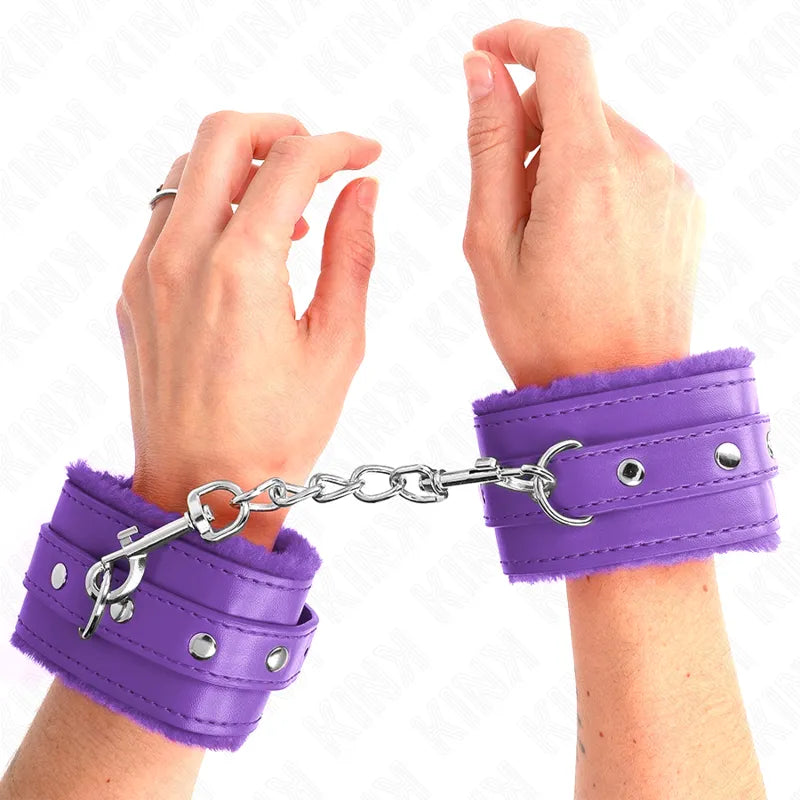 Bracelets Bdsm Confortables En Cuir Végétalien
