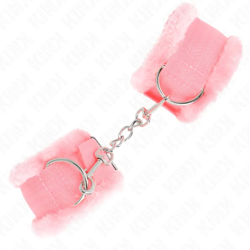 Bracelets BDSM en cuir véritable noir, ajustables, finition soignée, robustes et confortables pour expériences audacieuses.