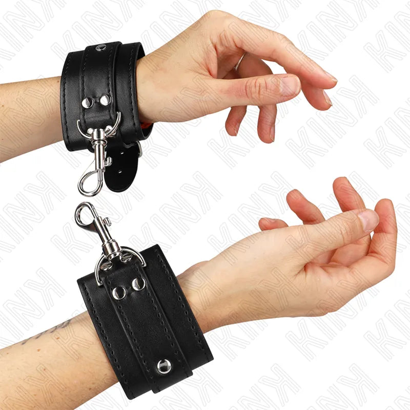 Bracelets Bdsm En Cuir Véritable De Haute Qualité