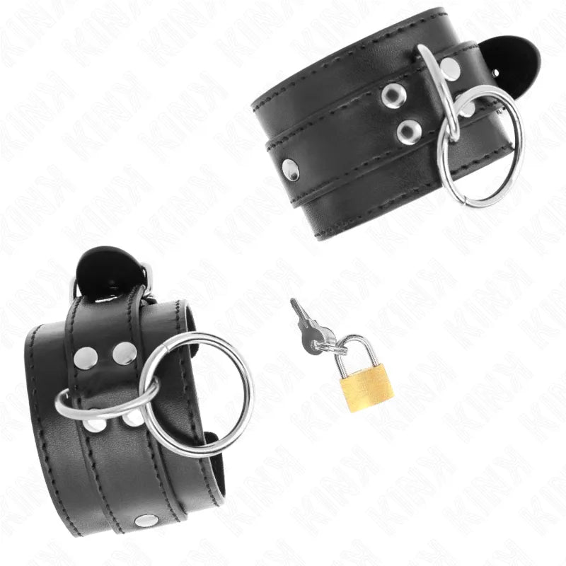 Bracelets Bdsm En Cuir Véritable Haute Qualité