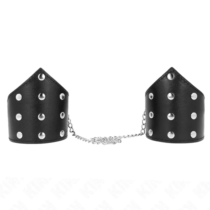 Bracelets Bdsm En Cuir Véritable Élégants