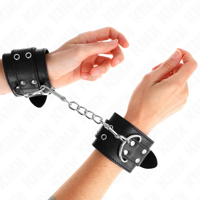 Bracelets Bdsm En Cuir Véritable Élégants