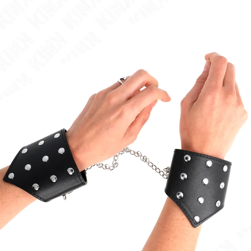 Bracelets Bdsm En Cuir Véritable Élégants