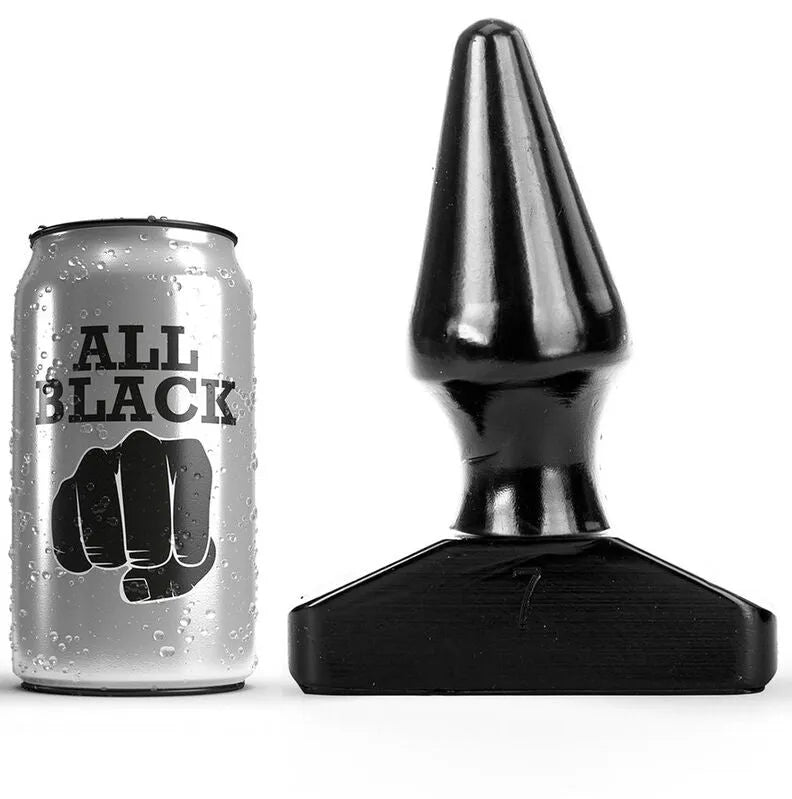 Buttplug Anal Conique Pvc All Black