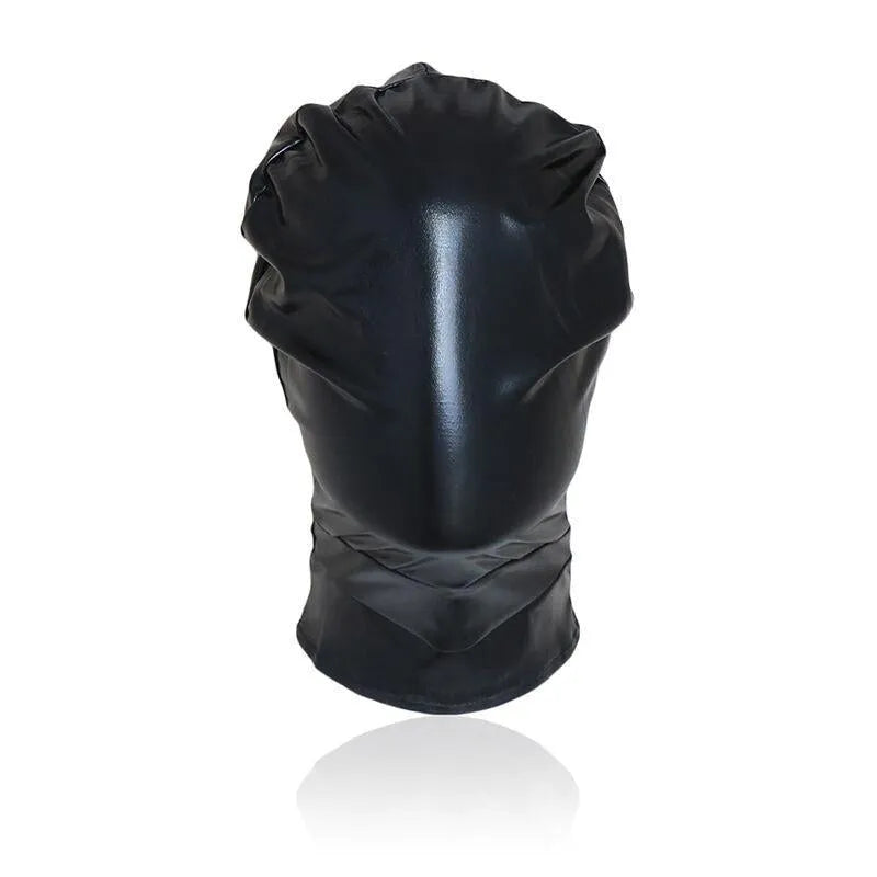 Casquette fétichiste en PVC noir, design élégant et mystérieux, idéale pour jeux de rôle et explorations intimes.
