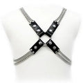 Chaîne Harnais Cuir Ajustable Bdsm