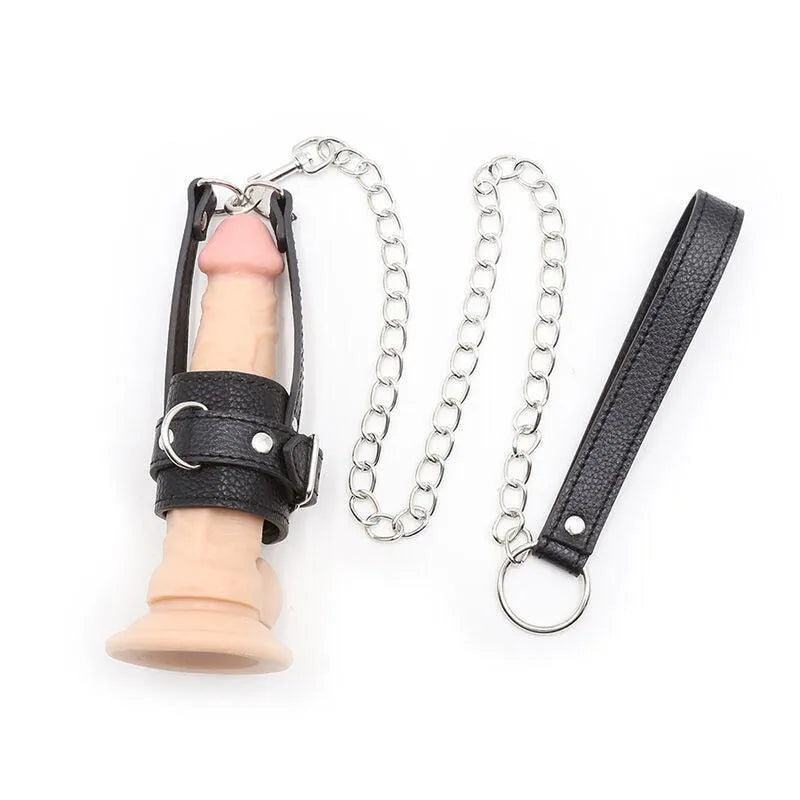 Cockring Ajustable En Simili Cuir