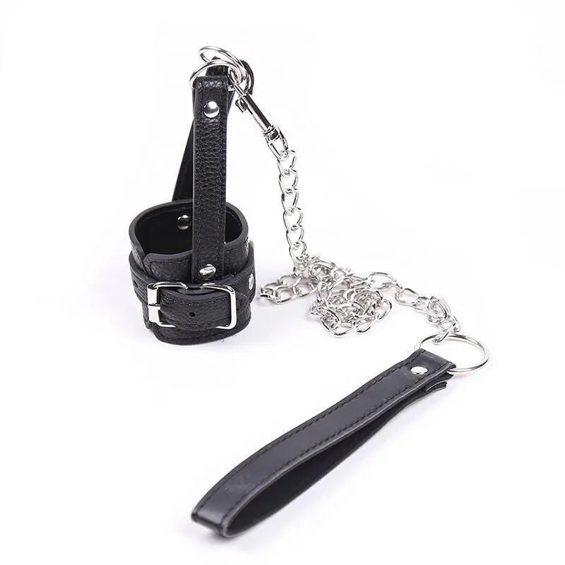 Cockring Ajustable En Simili Cuir