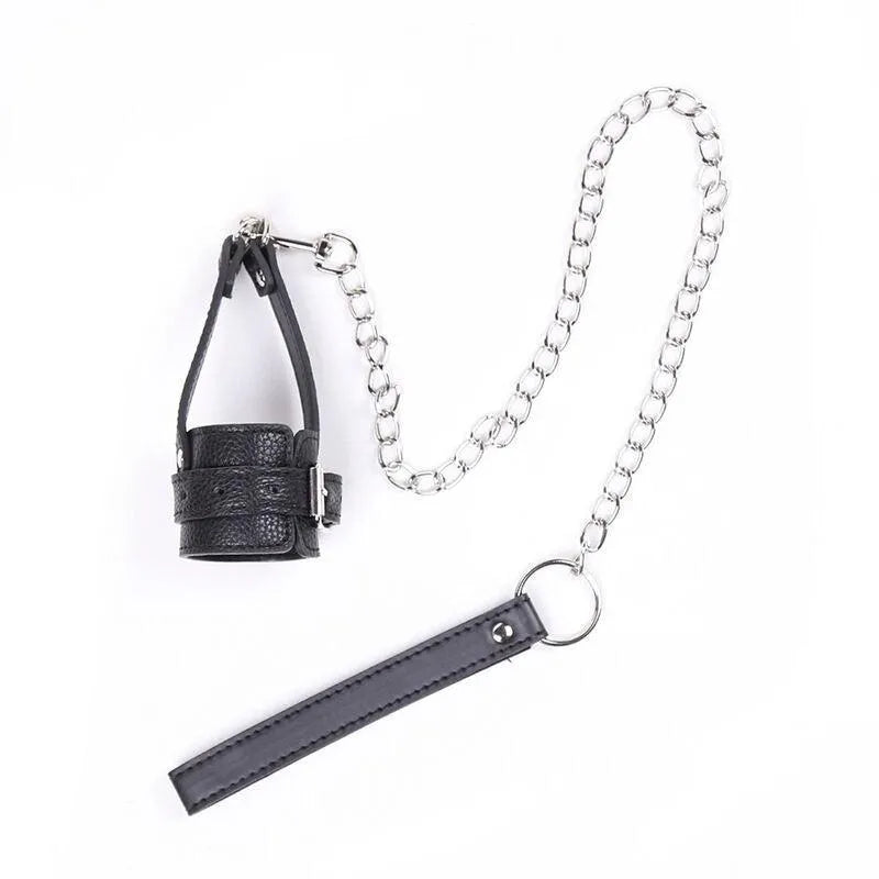 Cockring Ajustable En Simili Cuir
