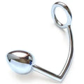 Cockring BDSM Acier Double Stimulation Anale