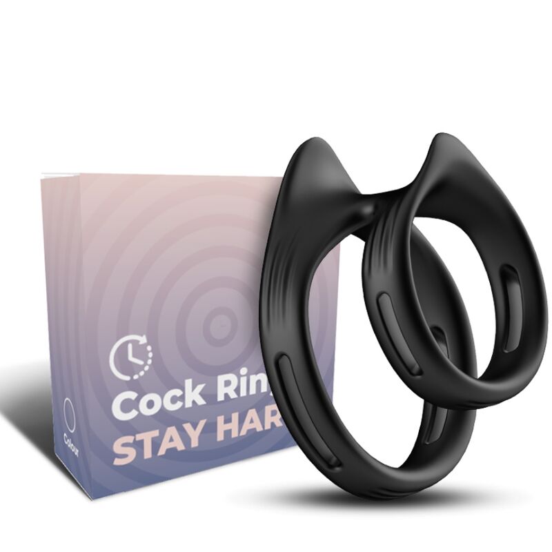 Cockring Double Étanche Silicone Ergonomique