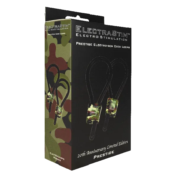 Cockring Électrostimulation Camouflage Caoutchouc Conducteur