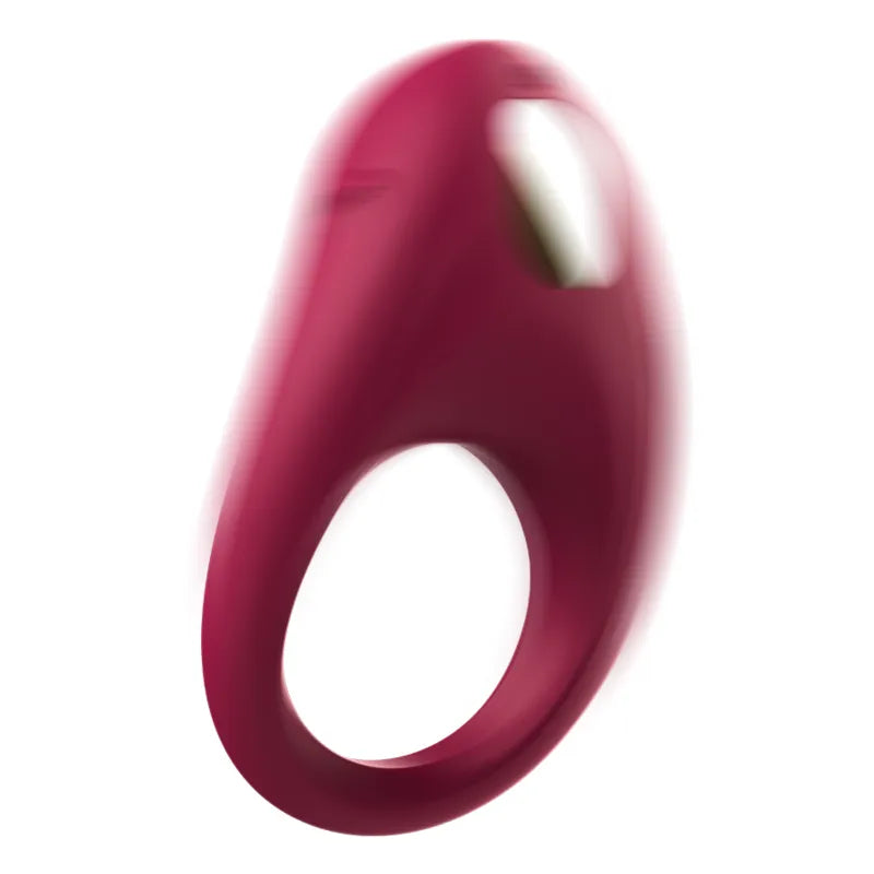 Cockring Silicone Rouge Étanche Vibrations