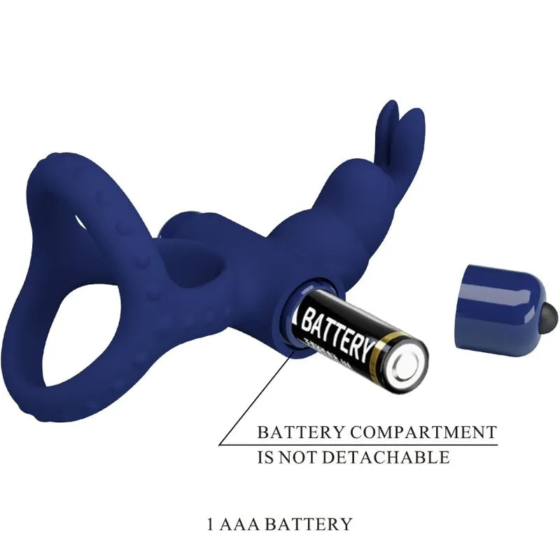 Cockring Silicone Vibrant Bleu Durable