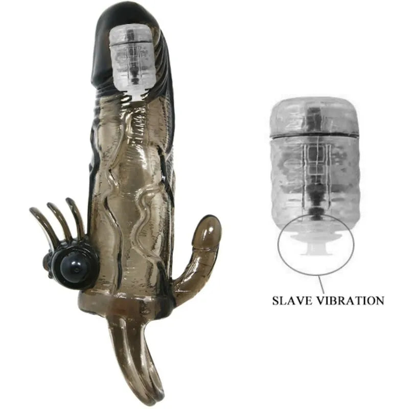 Cockring Vibrant Réaliste Avec Stimulateur Anal
