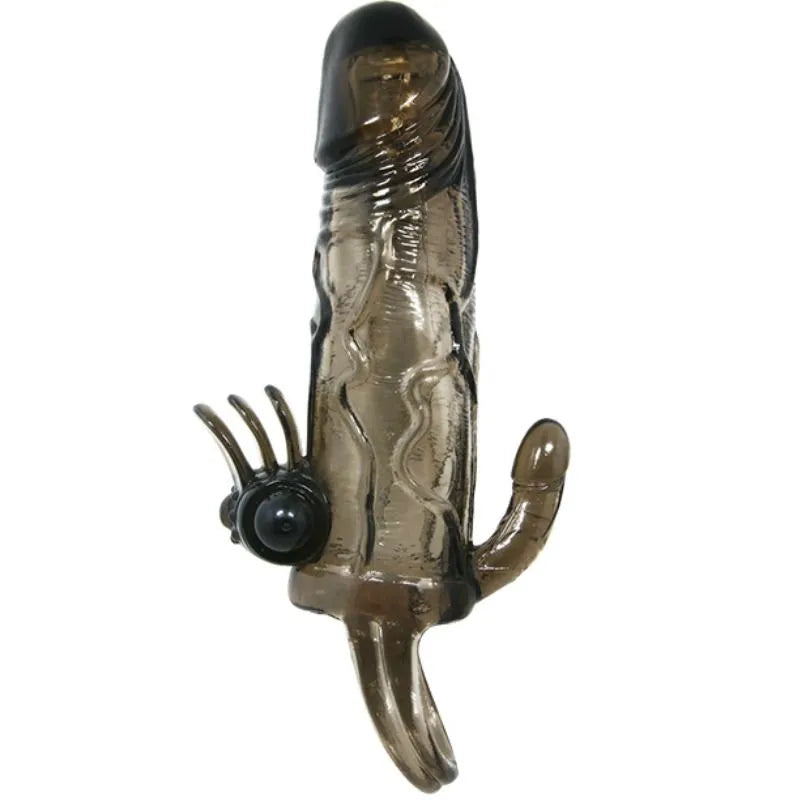 Cockring Vibrant Réaliste Avec Stimulateur Anal