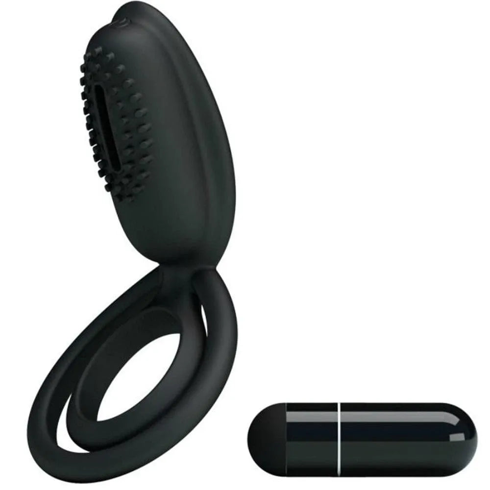 Cockring Vibrant Silicone Avec Stimulateur Clitoridien