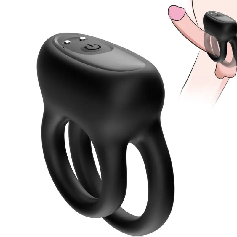 Cockring Vibrant Étanche Silicone Rechargeable