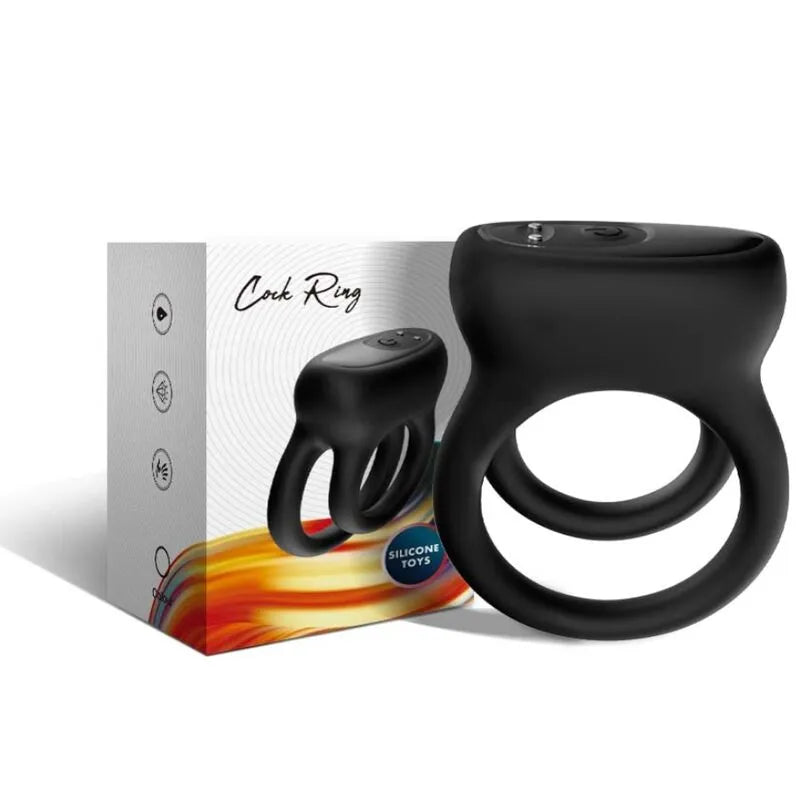 Cockring Vibrant Étanche Silicone Rechargeable