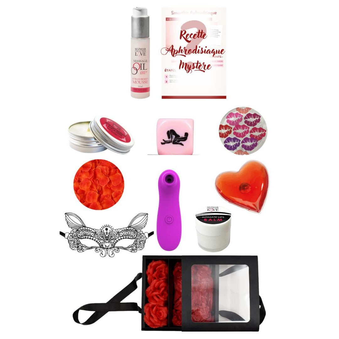 COFFRET SAINT VALENTIN "PASSION"